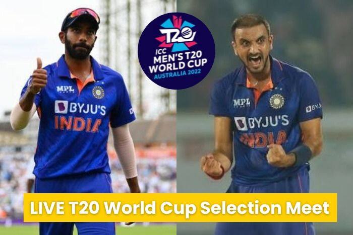 LIVE Team India T20 World Cup Selection Meet: Shami, Axar In The Mix As Bumrah, Harshal Clear Fitness Test